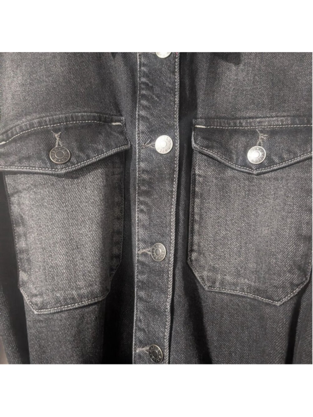 Rails | Petersen Belted Denim Shirt Jacket In Eclipse - Picture 4 of 9